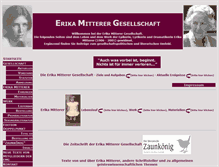 Tablet Screenshot of erika-mitterer.org